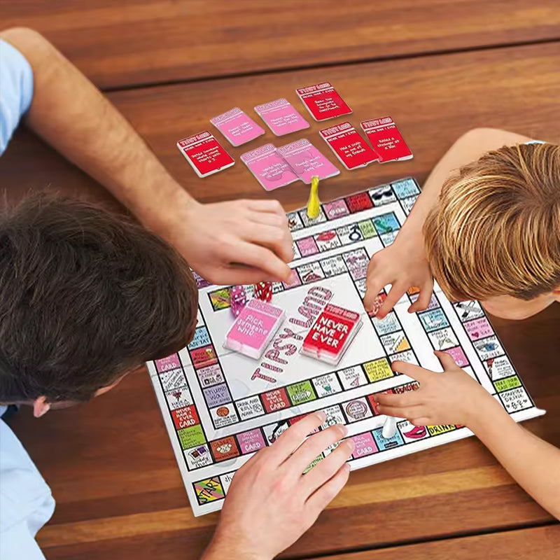 Adult Tipsy Land Drinking Game: Interactive game for adults