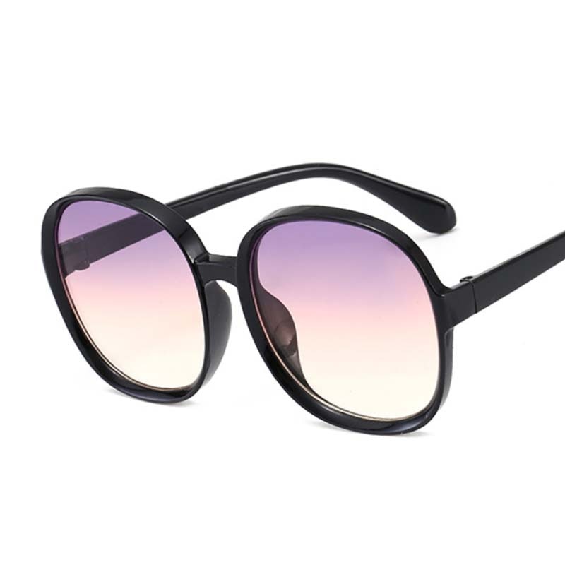 Ladies Oversize Round Frame Sunglasses - various colours