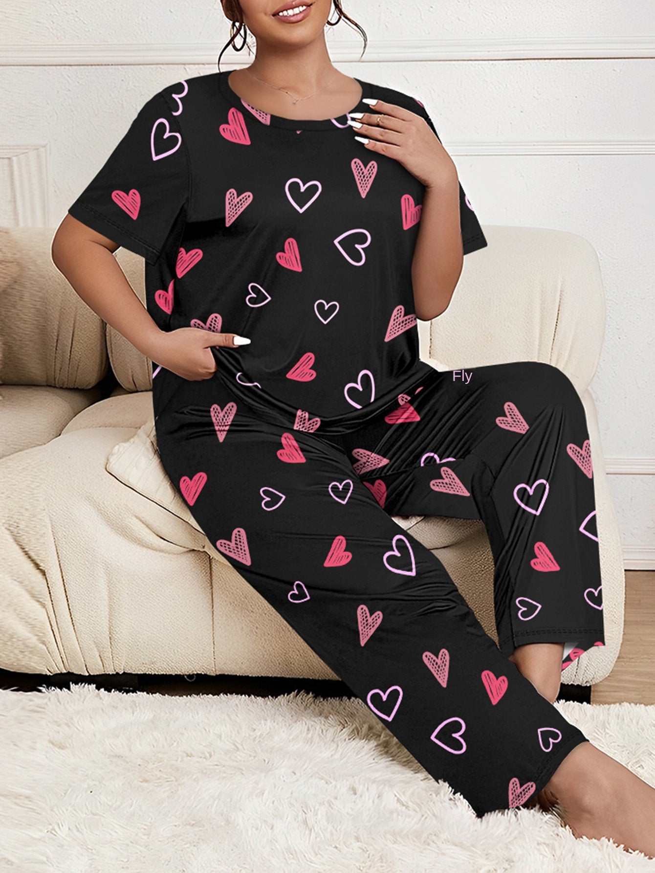 Women's Pyjama Set - Top & Trousers - Assorted Colours