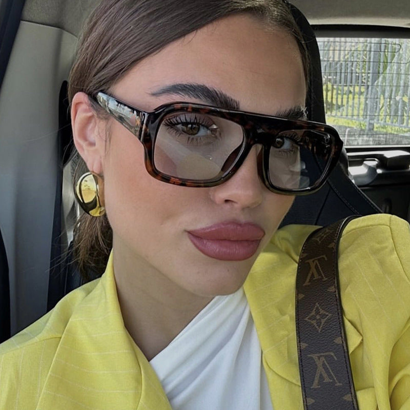 Ladies Large Frame Square Sunglasses - various colours