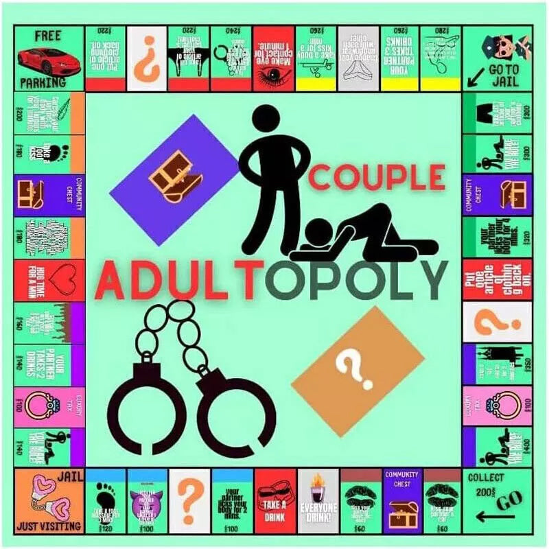 Adult Game: Adultopoly Board Game