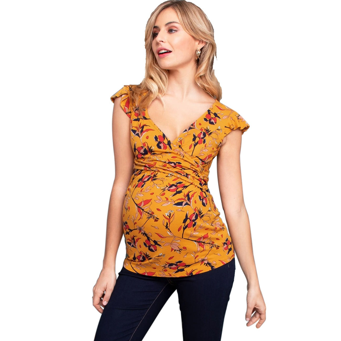 Ladies Maternity Breastfeeding Top - Mum To Be - Pregnancy