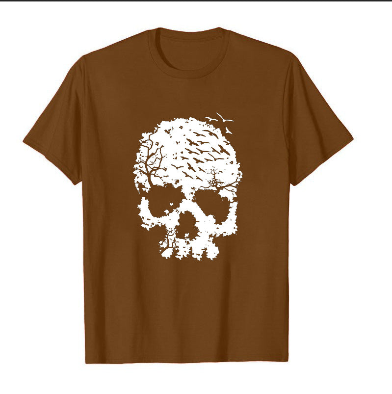 Halloween Skull T Shirt