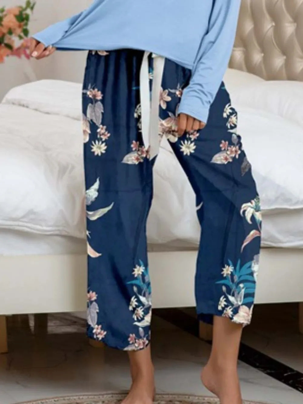 Women's Pyjama Set - Top & Trousers - Assorted Colours
