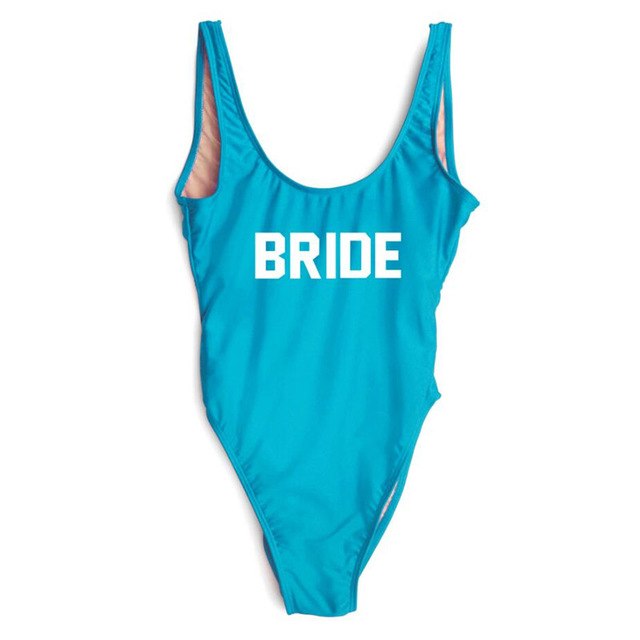 Swimsuit One Piece BRIDE - various colours