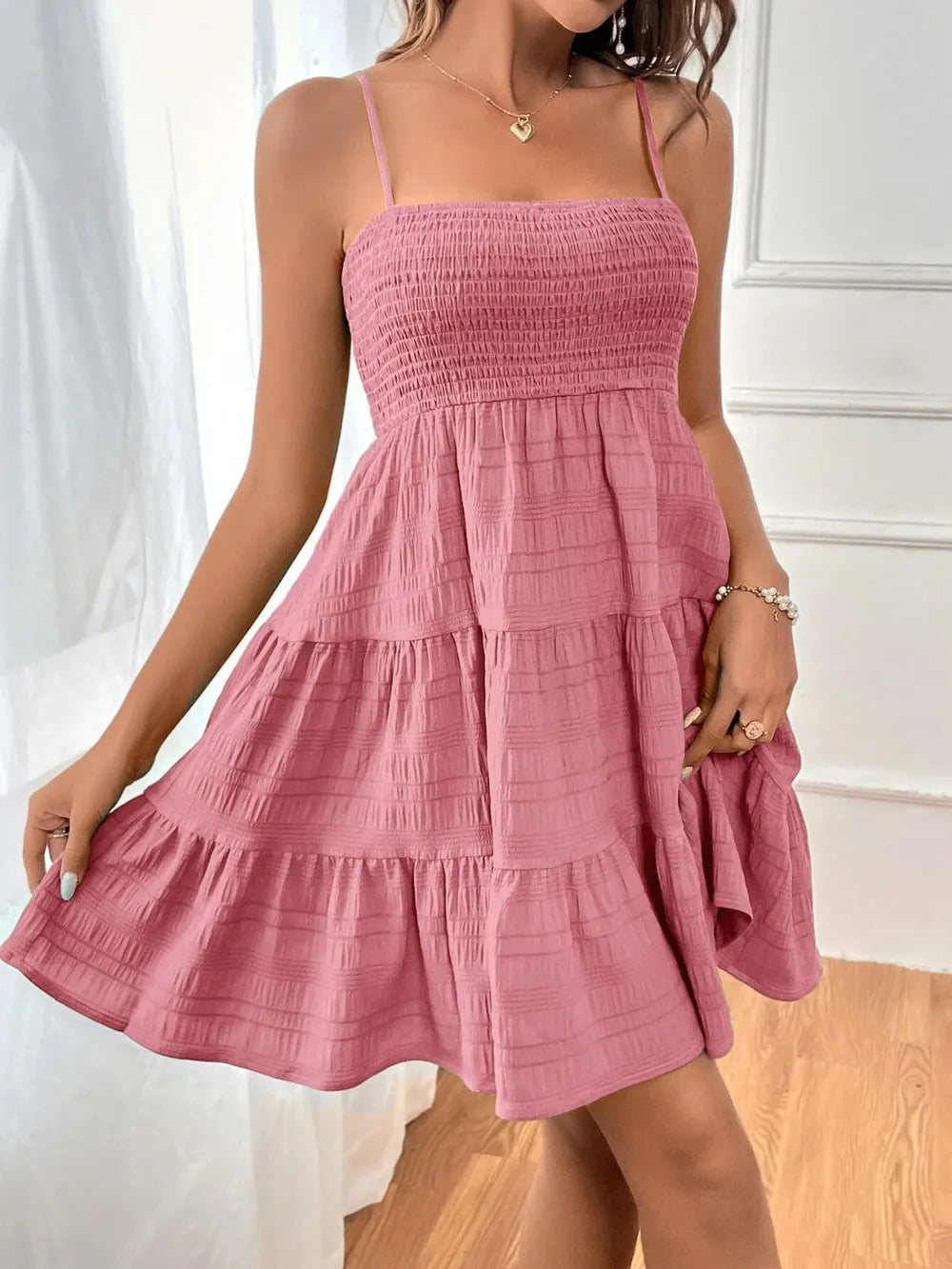 Women's Tiered Smocked Dress