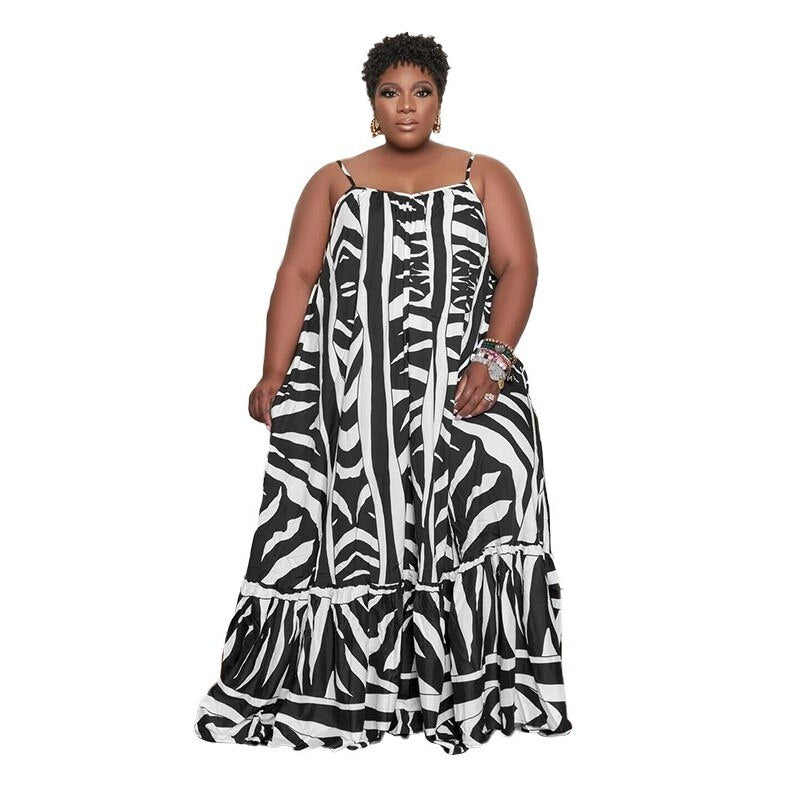 Women's Plus Size Beach Dress - up to 5XL