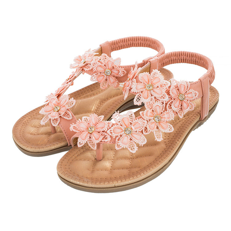 Women's Flower Detail Sandals