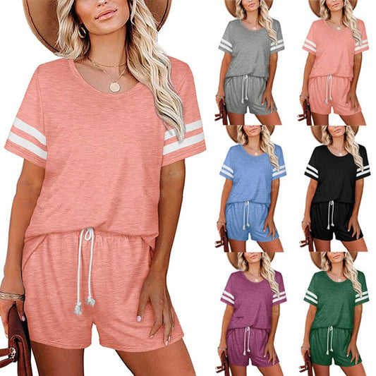 Women's T Shirt and Short Co-Ord Set