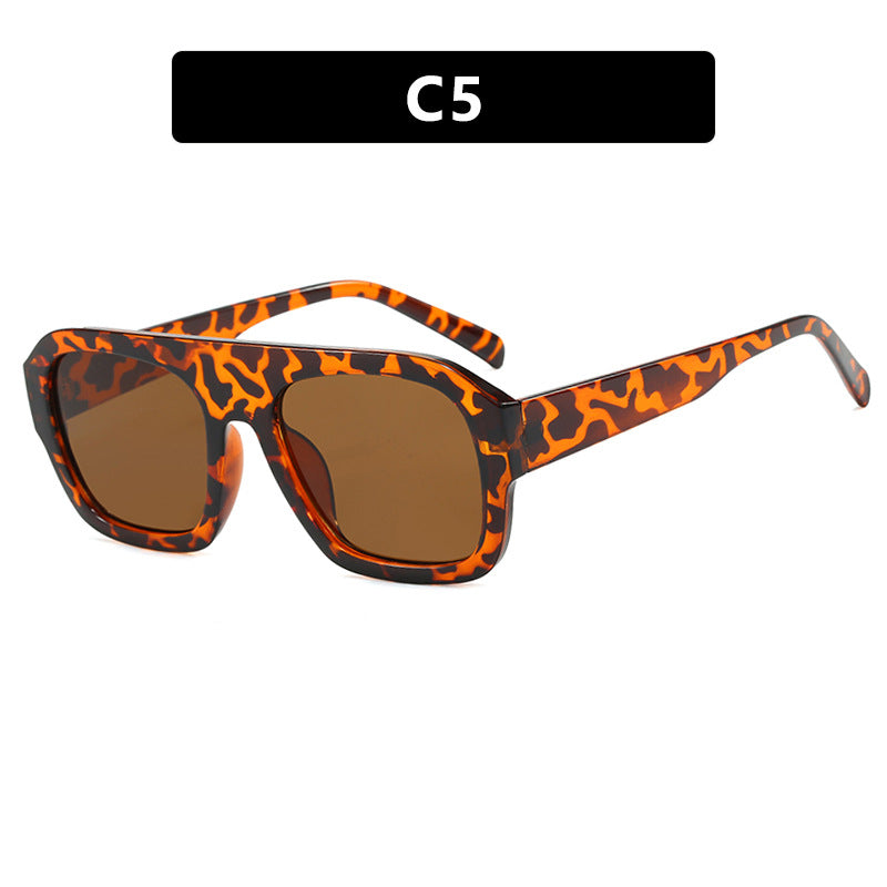 Ladies Large Frame Square Sunglasses - various colours