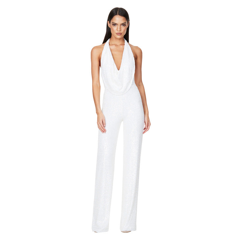 Women's Sequin Jumpsuit - Various Colours