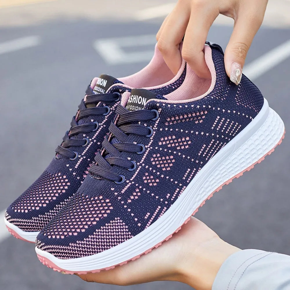 Round Toe Mesh Breathable Trainer