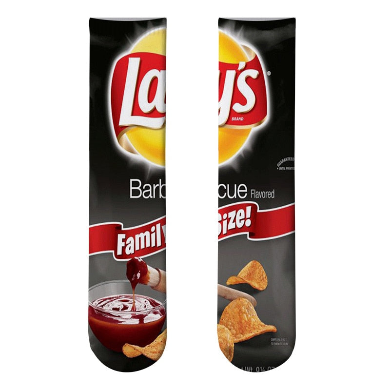 Socks - Snack Inspired - Pringles Doritos