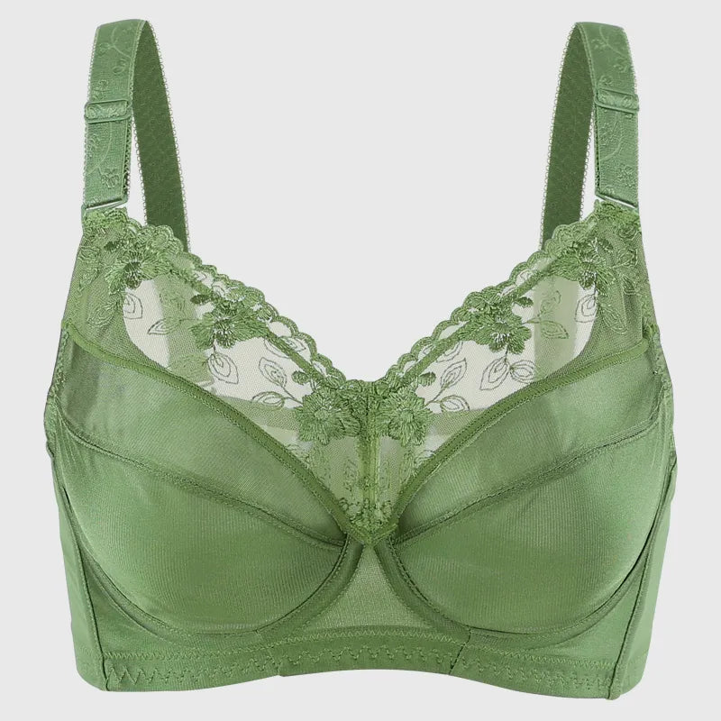 A57 - Ladies Full Coverage Underwire Non Padded Blue Bra 34-48 B-H cup