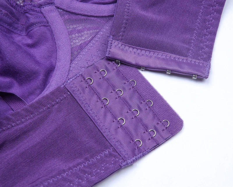Nursing Maternity Lace Full Coverage Purple Bra 34-48 B-H Cup
