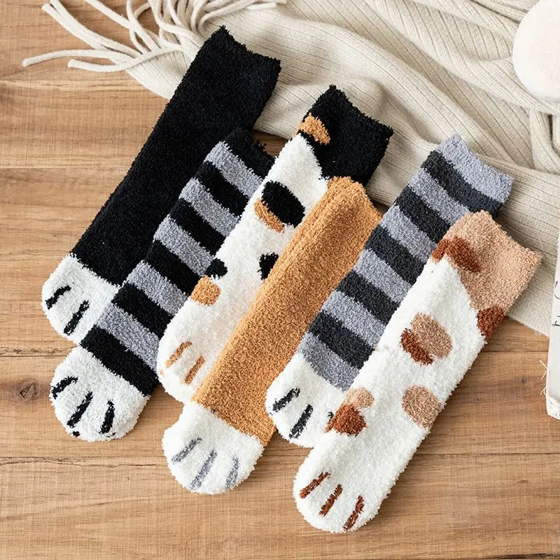 Socks - Winter Thick Fleece - Various Styles and Designs