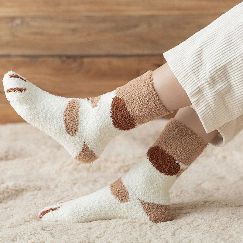 Socks - Winter Thick Fleece - Various Styles and Designs