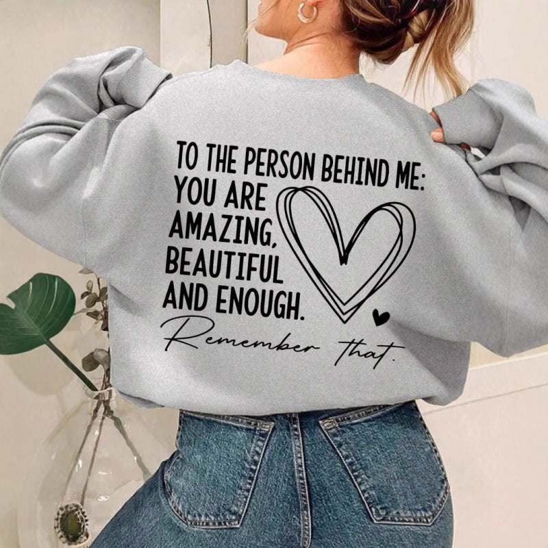 Women's Sweatshirt - You Are Amazing Beautiful And Enough
