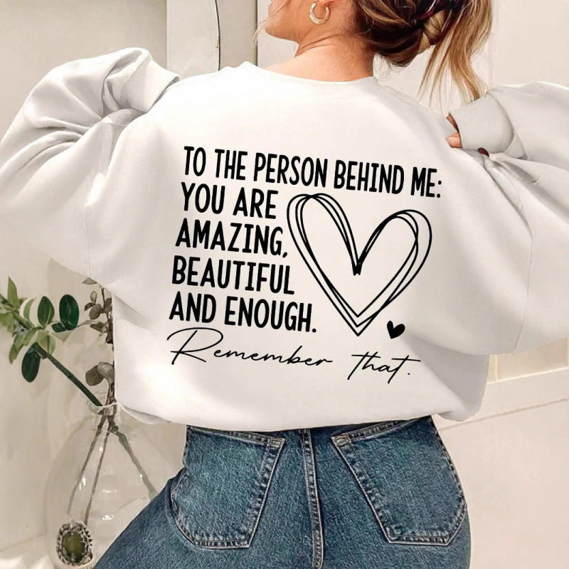 Women's Sweatshirt - You Are Amazing Beautiful And Enough