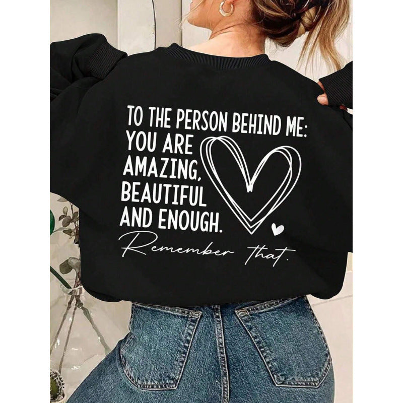 Women's Sweatshirt - You Are Amazing Beautiful And Enough