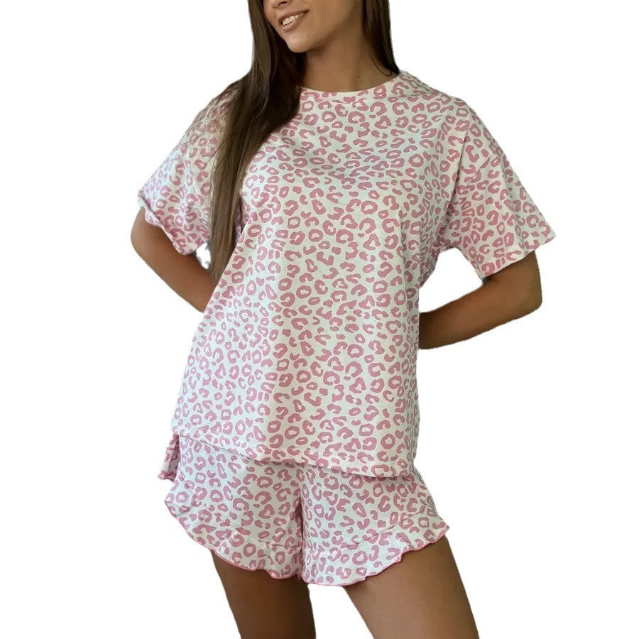 Women's Pyjama Set Leopard Print