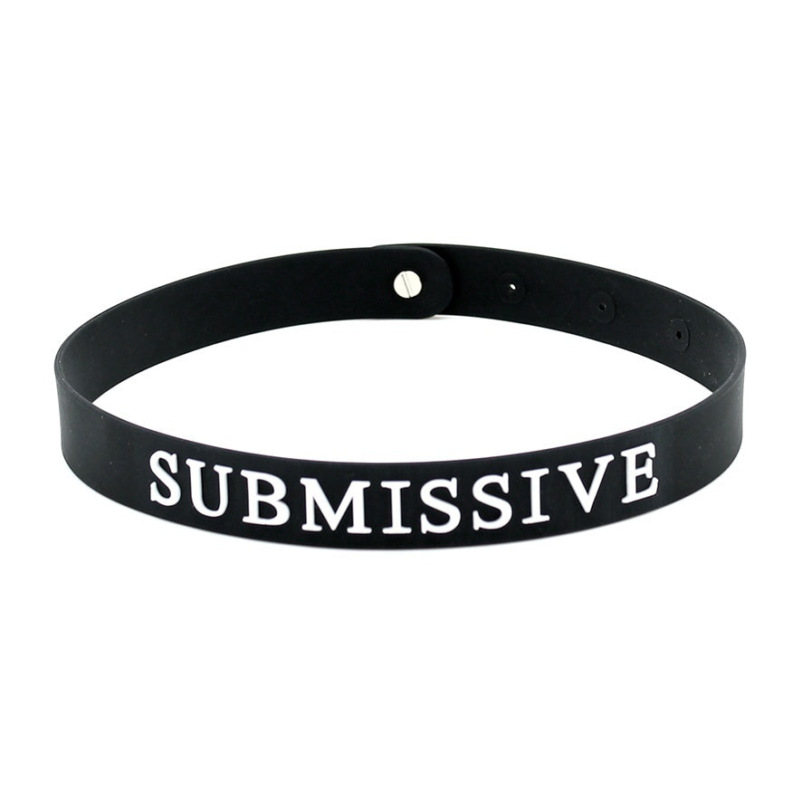 Black Silicone Collar