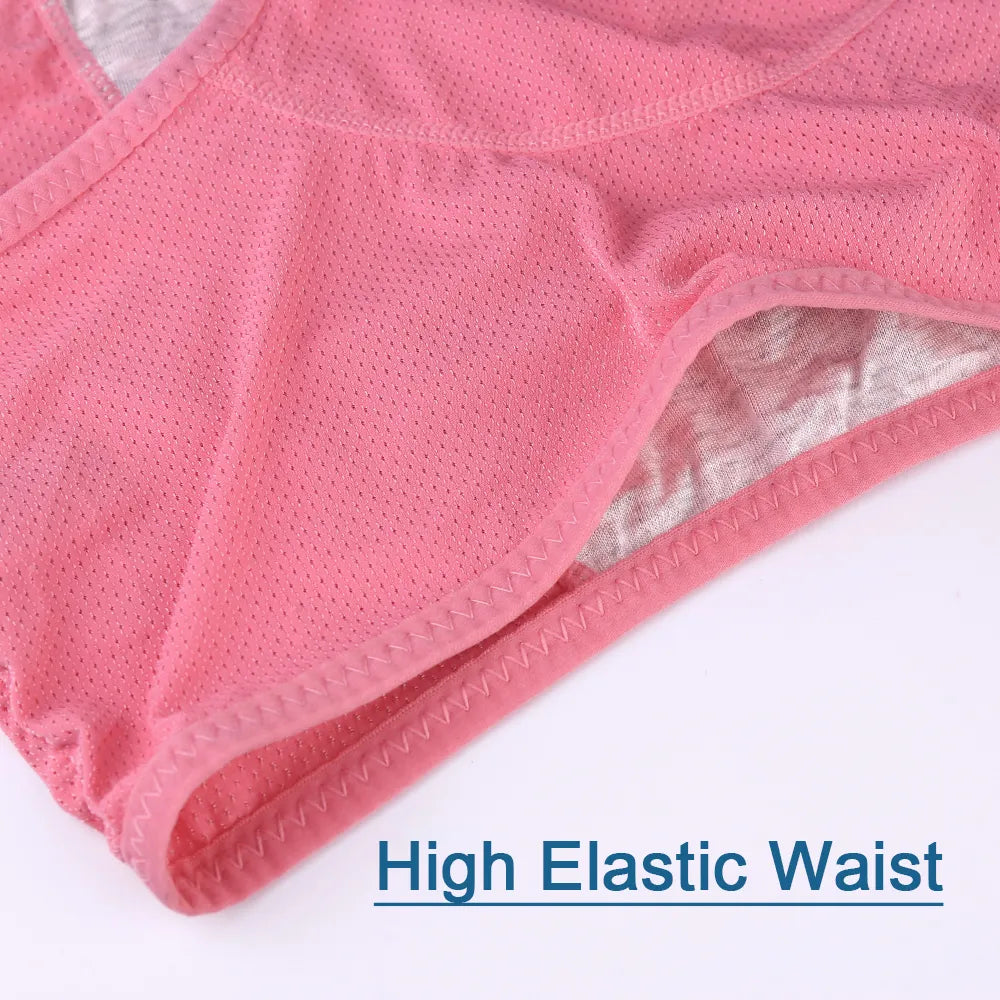 ADD - 5PCS Leak Proof Menstrual Period Pants Women Waterproof Briefs - L-8XL