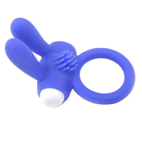 Cock ring With Rabbit Ears Blue