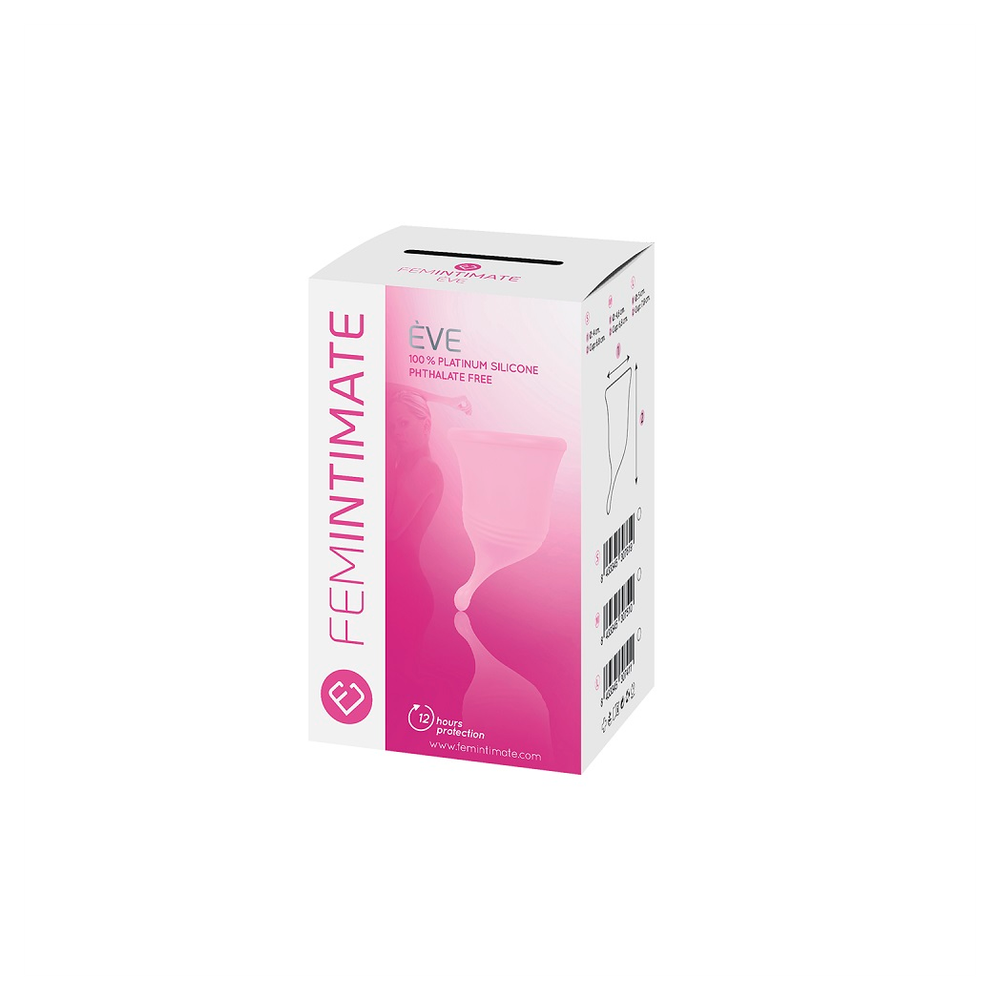 Femintimate Eve Menstrual Cup with Curved Stem Large