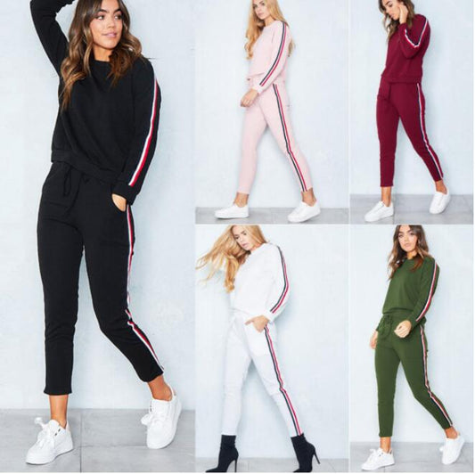 Women's Loungewear Set - Stripe - Various Colours