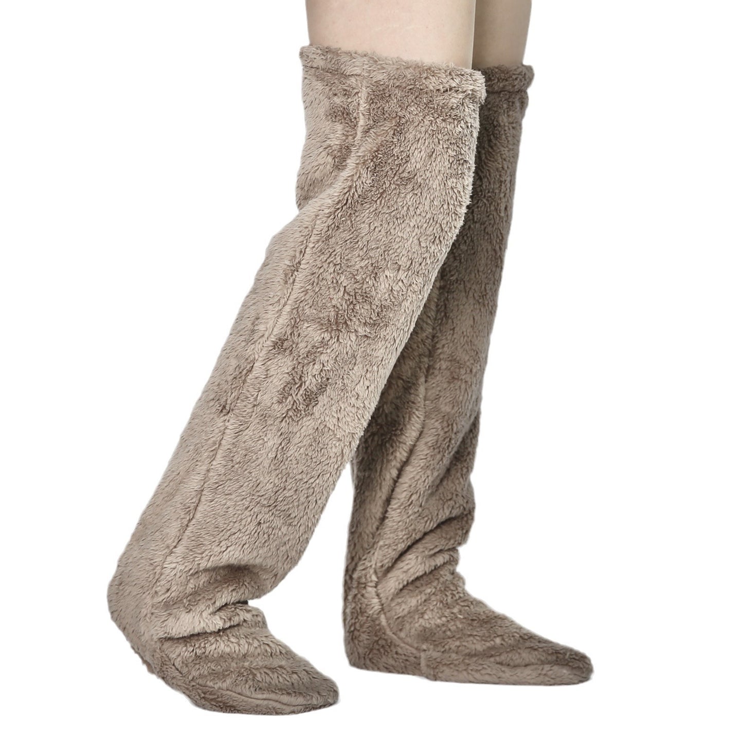 Socks Leg Warmers - Over The Knee - Thick Fleece