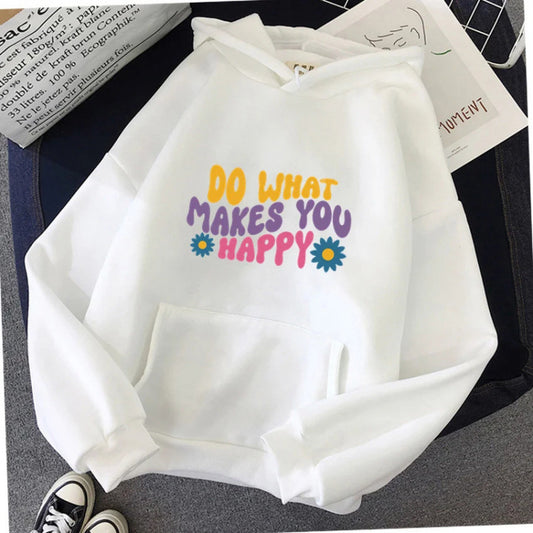 Unisex Hoodie - Do What Makes You Happy - Up To 4XL