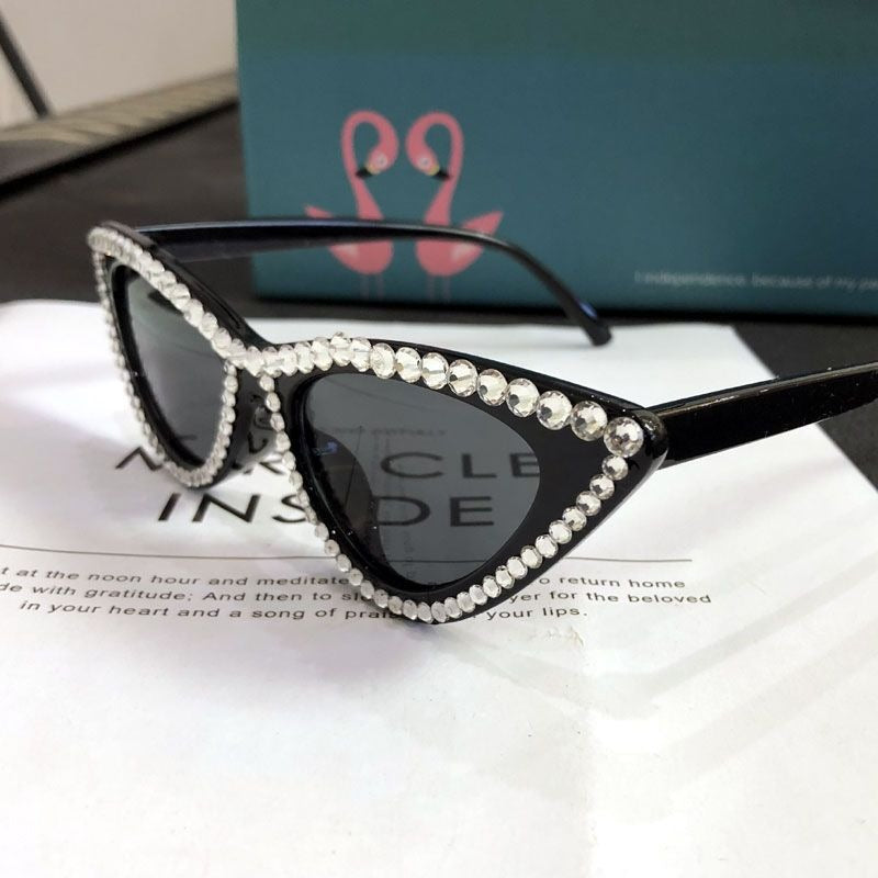 Ladies Triangle Cat Eye Sunglasses