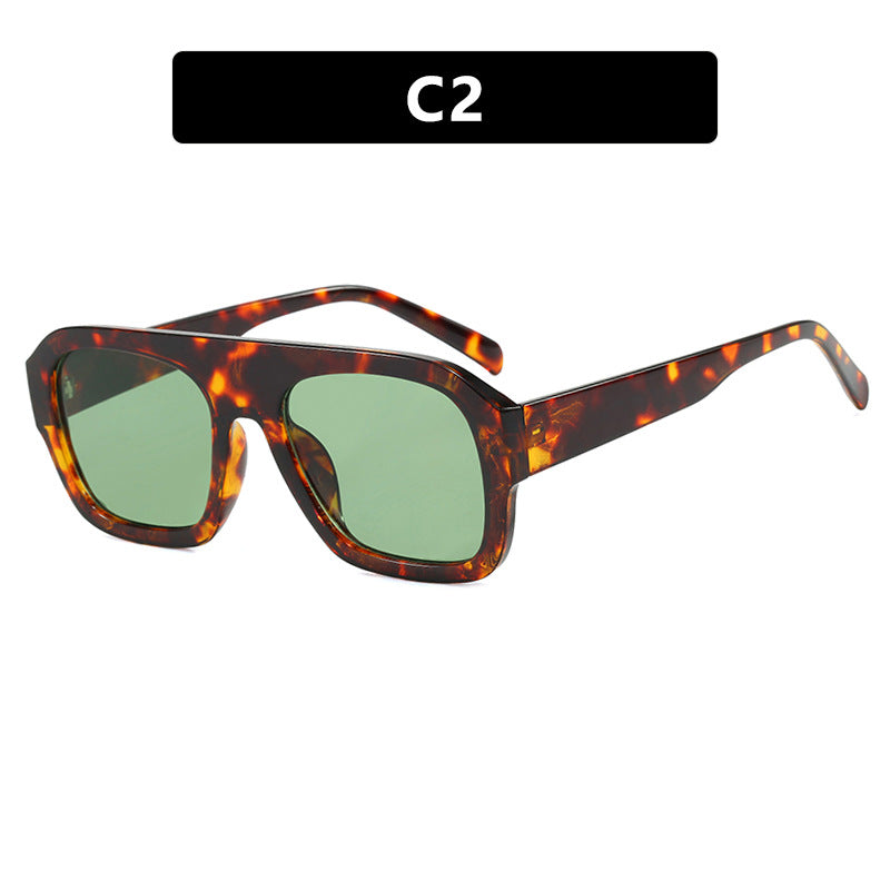 Ladies Large Frame Square Sunglasses - various colours