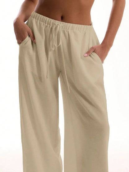 Women's Wide Leg Trousers - various colours