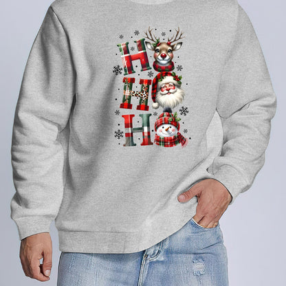 Men's Christmas Sweatshirt - Ho Ho Ho