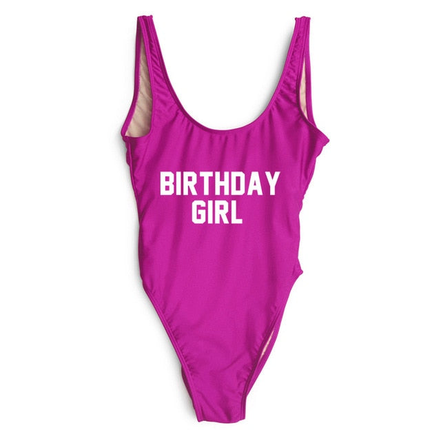 BIRTHDAY GIRL Swimsuit - various colours
