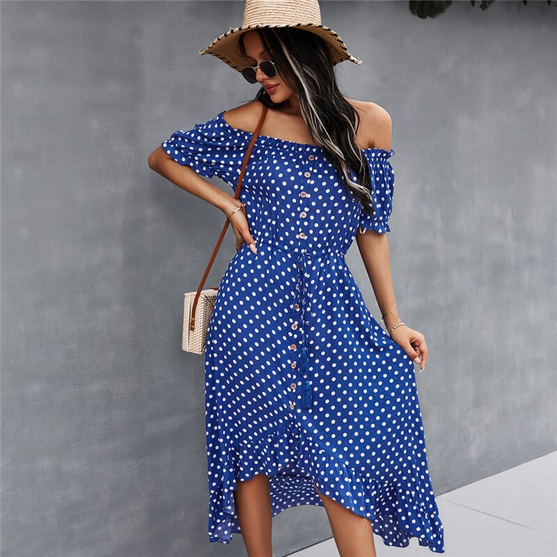 Women's Polka Dot Summer Dress