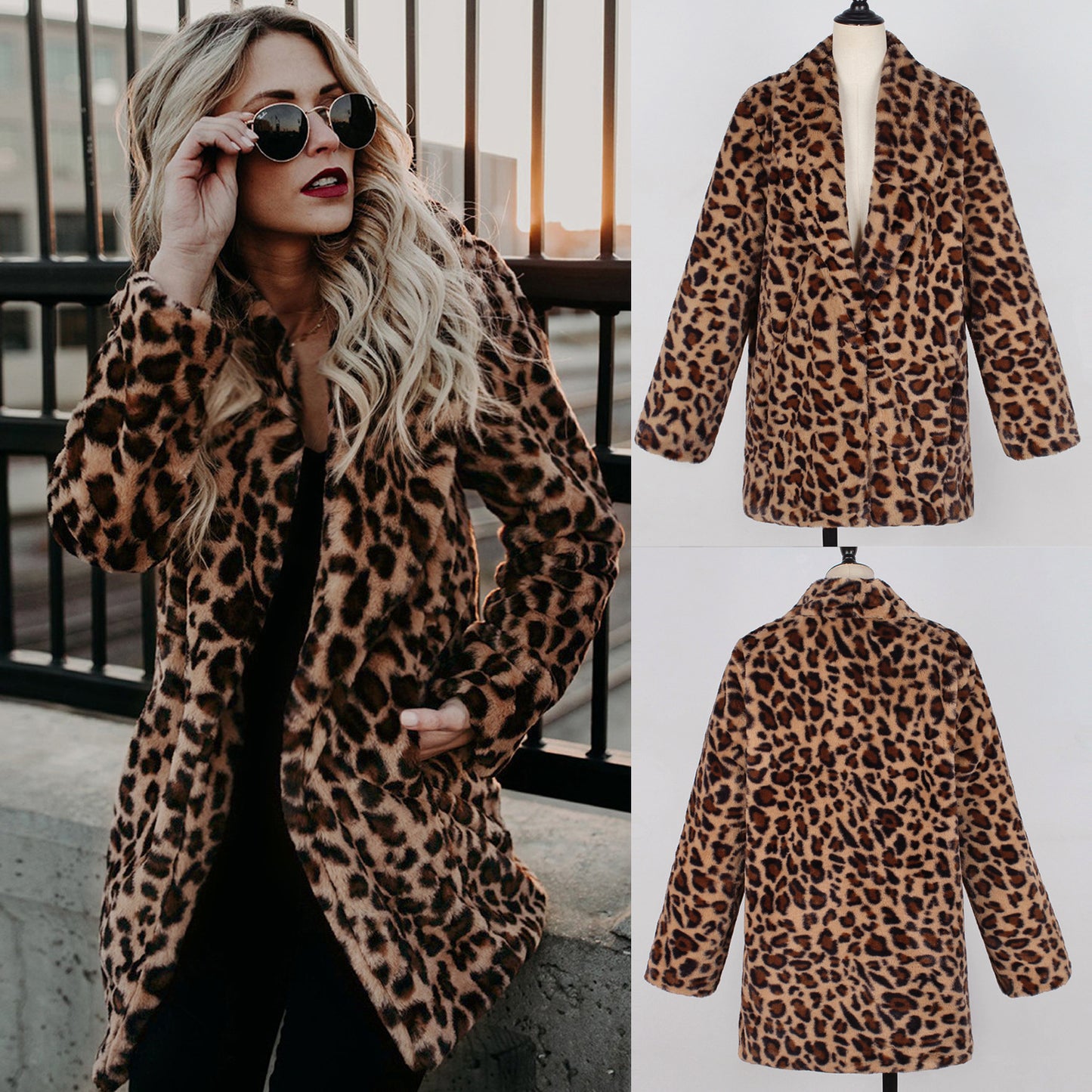 Leopard Print Coat