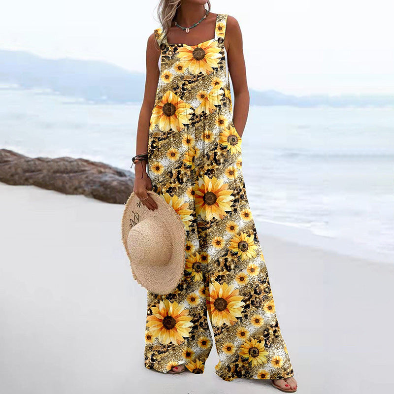 Women's Summer Jumpsuit Romper - various colours patterns