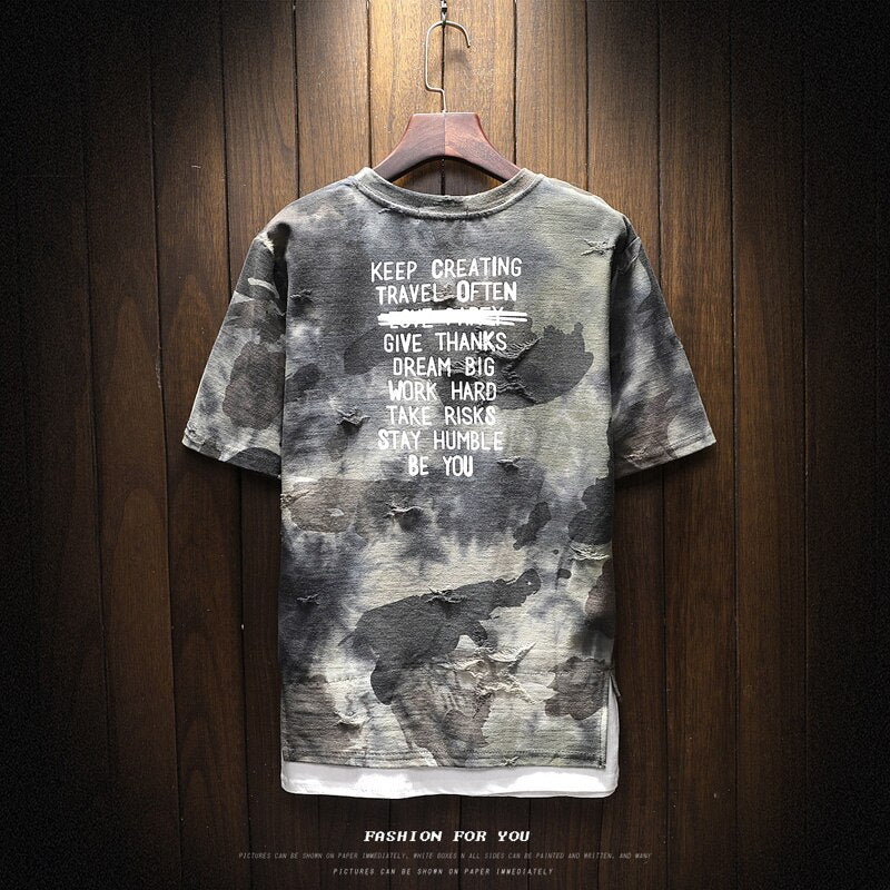 Men's T Shirt Camoflauge