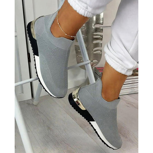 Slip-on Flat Wedge Trainer