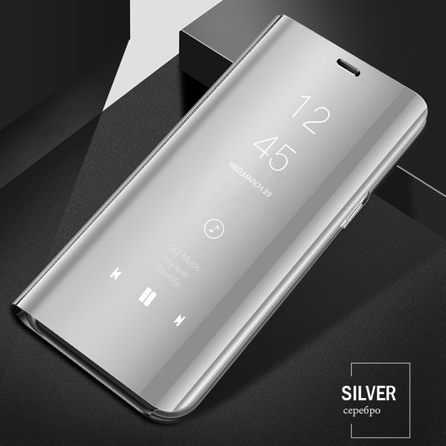 Samsung Phone Case Mirror Flip For Samsung Galaxy S10E S10 S9 S8 Plus Cover  Cover