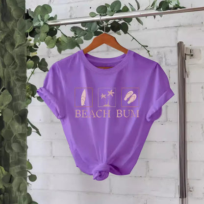Slogan T Shirt - Beach Bum