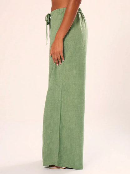 Women's Wide Leg Trousers - various colours