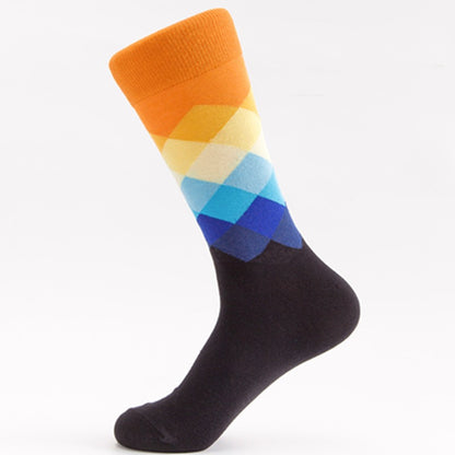 Socks - Argyle Print