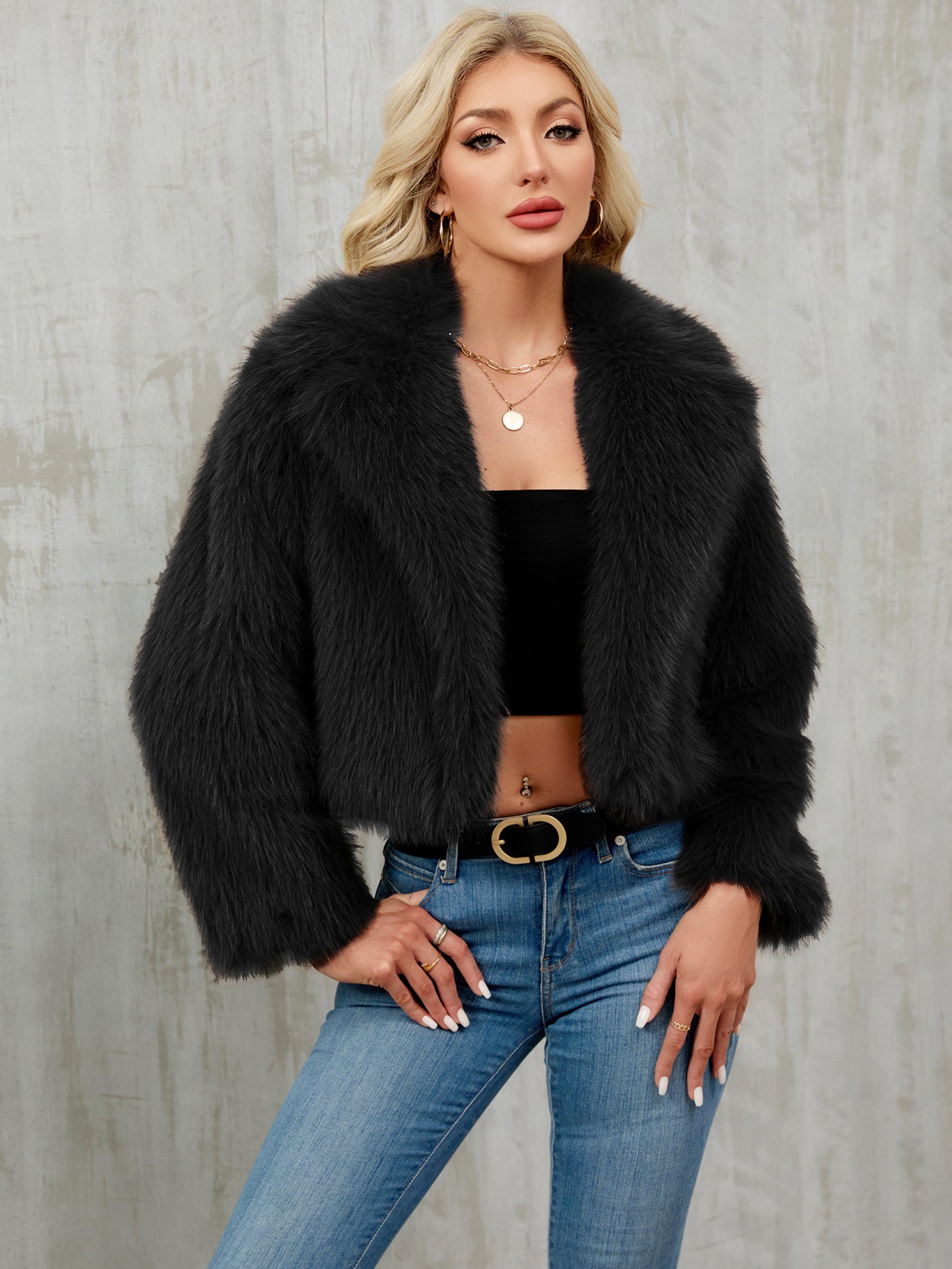 Women's Faux Fur Jacket - Various Colours