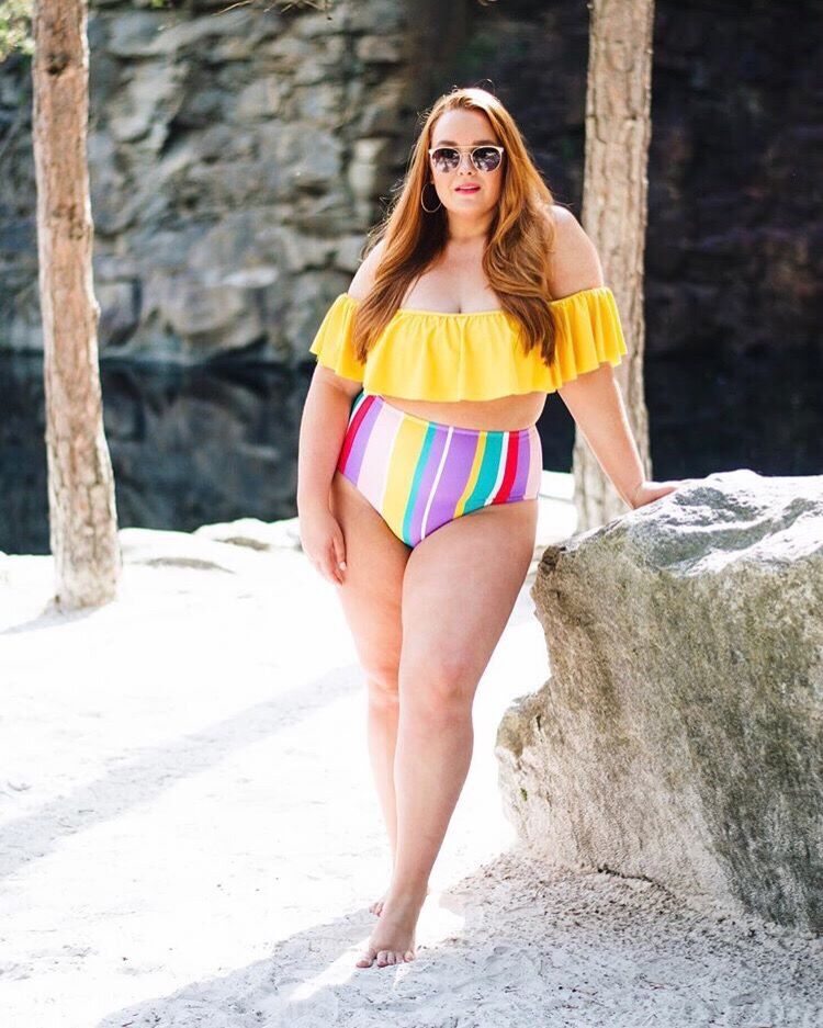 Bikini Top and High Waist Bottom