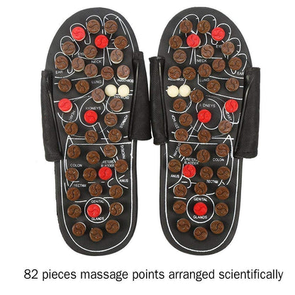 Men's Foot Massage Slipper Shoe for  Acupuncture Therapy Massage