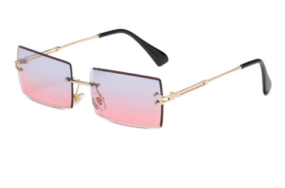 Ladies Frameless Square Sunglasses - various colours
